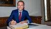 Eintragung in das Goldene Buch auf Schloss Vaduz (26.09.2025)