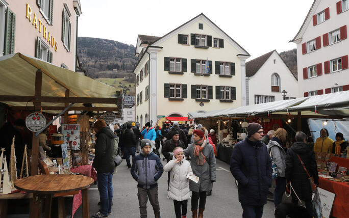 Weihnachtsmarkt in Mels
