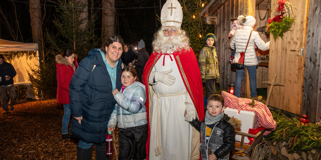 Nikolaus im Walde, Schellenberg (07.12.2024)
