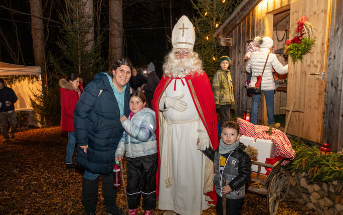 Nikolaus im Walde, Schellenberg (07.12.2024)