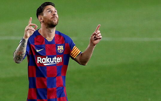 25 Tore in "La Liga": Lionel Messi ist zum vierten Mal in Serie Torschützenkönig in Spanien