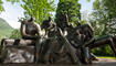 Enthüllung der Bronzeskulptur