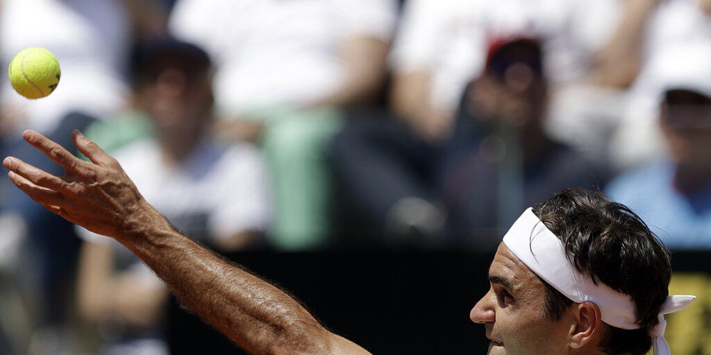 Roger Federer beginnt gegen den Italiener Sonego