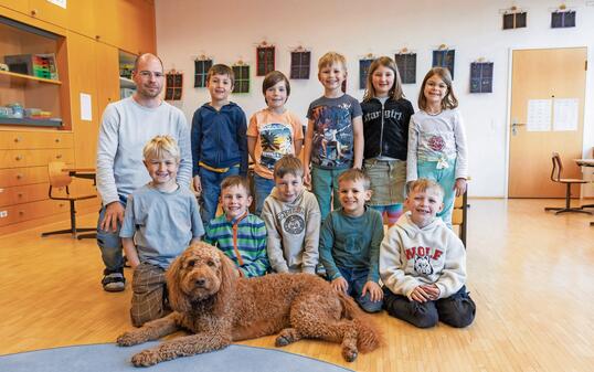 Schulhund Pina in Schellenberg