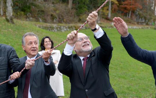 SCHWEIZ LIECHTENSTEIN BESUCH ALBERT FRICK