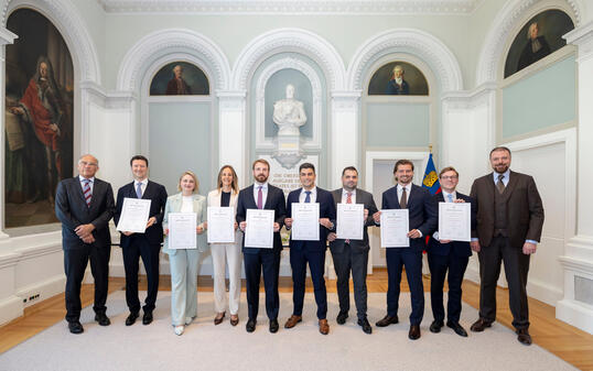 Diplom&uuml;bergabe Rechtsanw&auml;lte, Vaduz