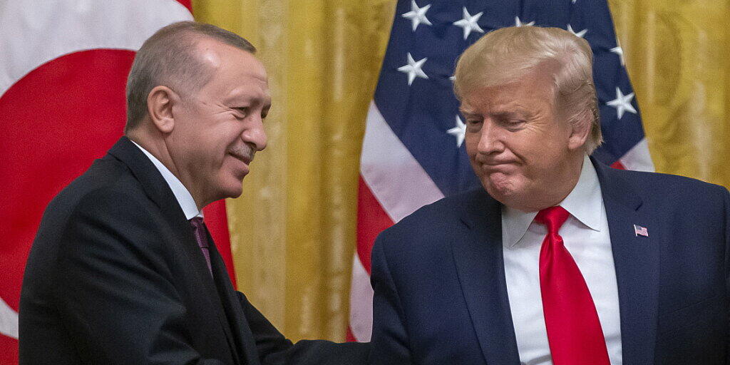 "Ich bin ein grosser Fan": US-Präsident Donald Trump über den türkischen Staatschef Recep Tayyip Erdogan bei dessen Besuch im Weissen Haus.