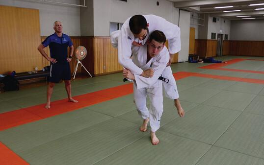 Raphael Schwendinger, Training Kodokan