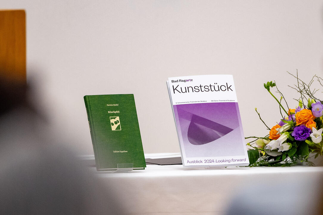 Präsentation, Schönste Bücher aus Liechtenstein 2023, in Vaduz (18.03.2024)
