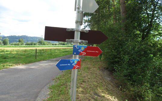Liechtenstein-Weg: 9. Etappe Ruggell-Schellenberg