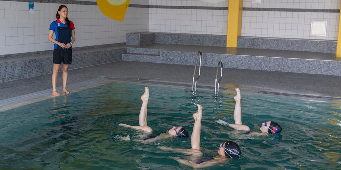 Synchronschwimmerinnen in Schaan