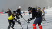 Erstes Liechtensteiner Pond Hockey Turnier in Malbun