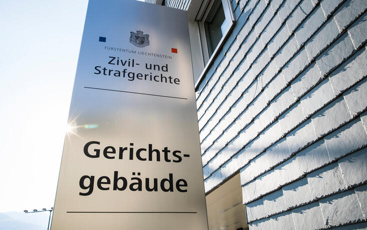 Gerichtsgeb&auml;ude in Vaduz