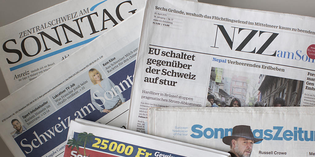 Eine Auswahl der Sonntagszeitungen (Archivbild)