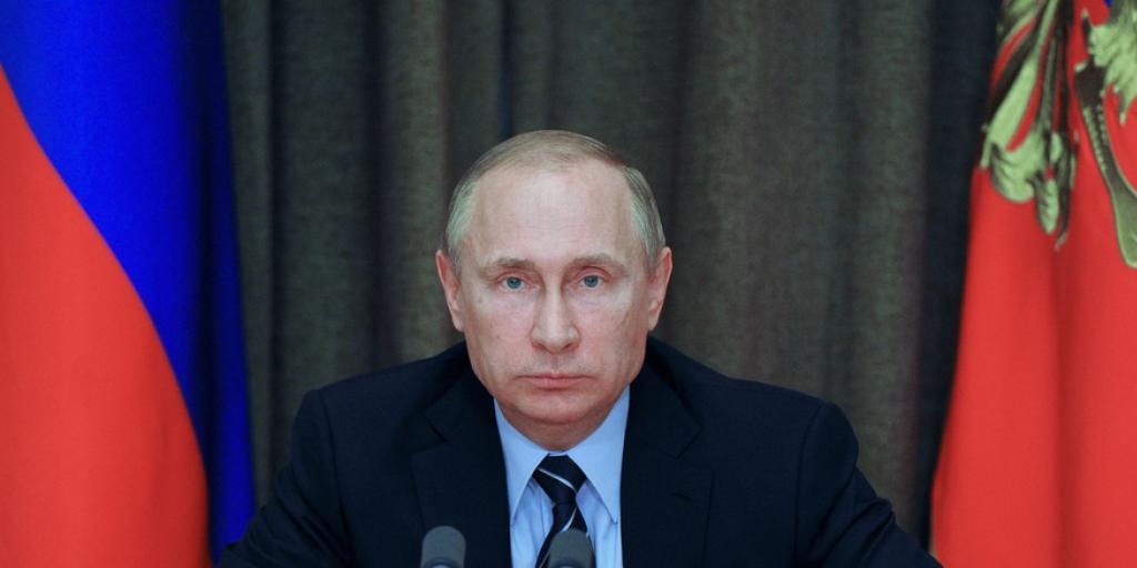 Russlands Präsident Putin beim Treffen mit seinen Militärberatern in Sotschi. Russlands Präsident Putin beim Treffen mit seinen Militärberatern in Sotschi.