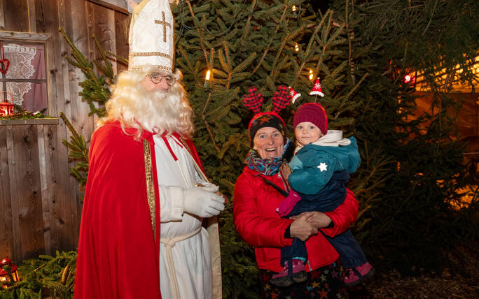 Nikolaus im Walde, Schellenberg (07.12.2024)