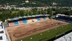 Liechtenstein Vaduz Fussball Rheinpark Stadion Verlegung Rollrasen