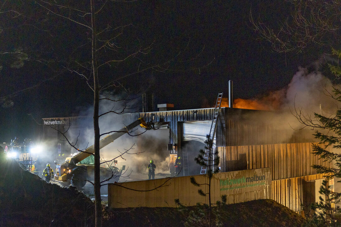 Brand Heizwerk Malbun (16.12.2025)