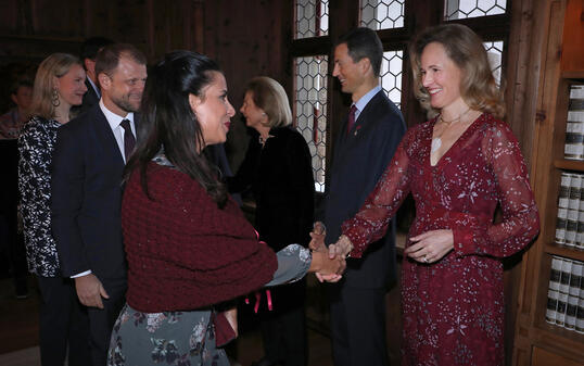 Neujahrsempfang 2019 der Fürstlichen Familie auf Schloss Vaduz