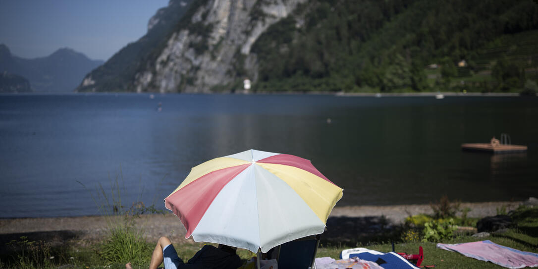 SCHWEIZ WETTER HITZEWELLE SCHWEIZ WETTER HITZEWELLE