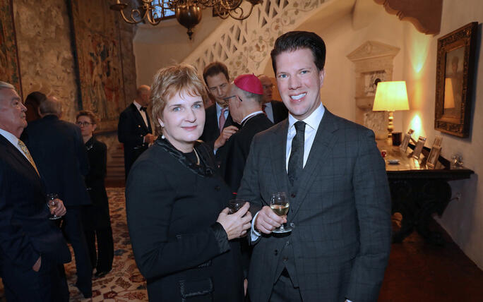 Neujahrsempfang auf Schloss Vaduz, Fürstentum Liechtenstein,