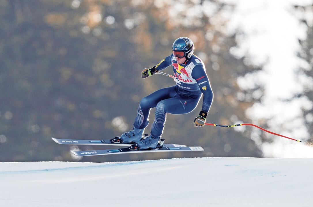 Beim Super-G bliebt der Liechtensteiner unter seinen Erwartungen.