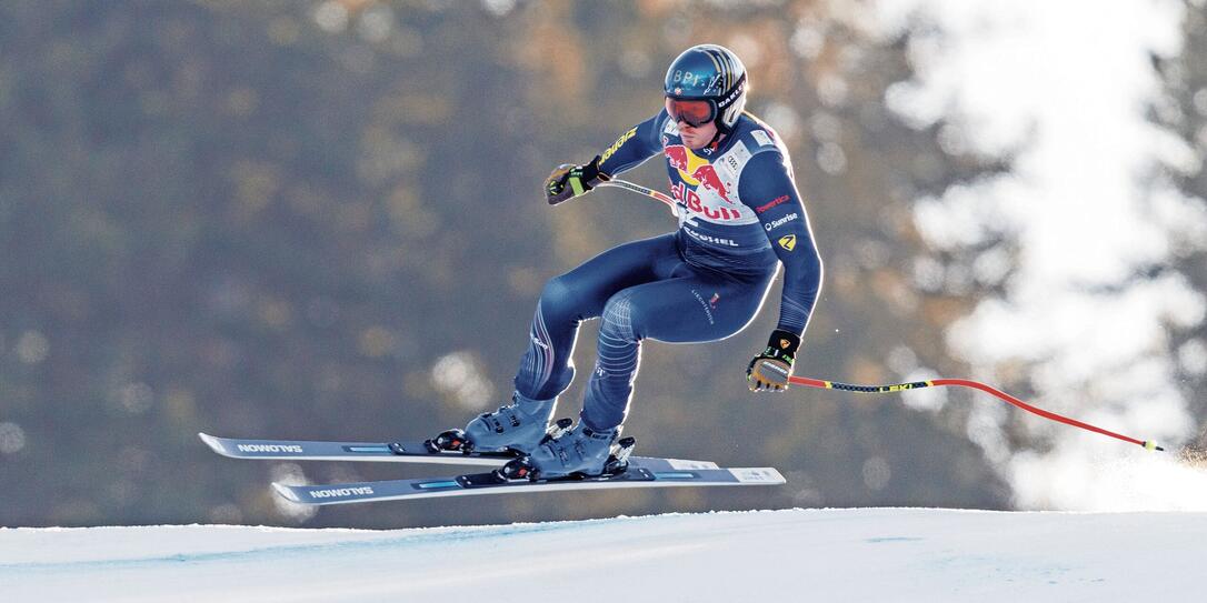 Beim Super-G bliebt der Liechtensteiner unter seinen Erwartungen.