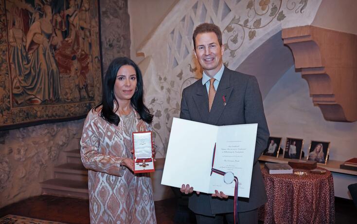 Ordensverleihung an liechtensteinische Pers&ouml;nlichkeiten durch S