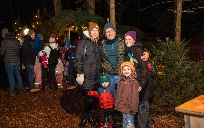 Nikolaus im Walde, Schellenberg (07.12.2024)