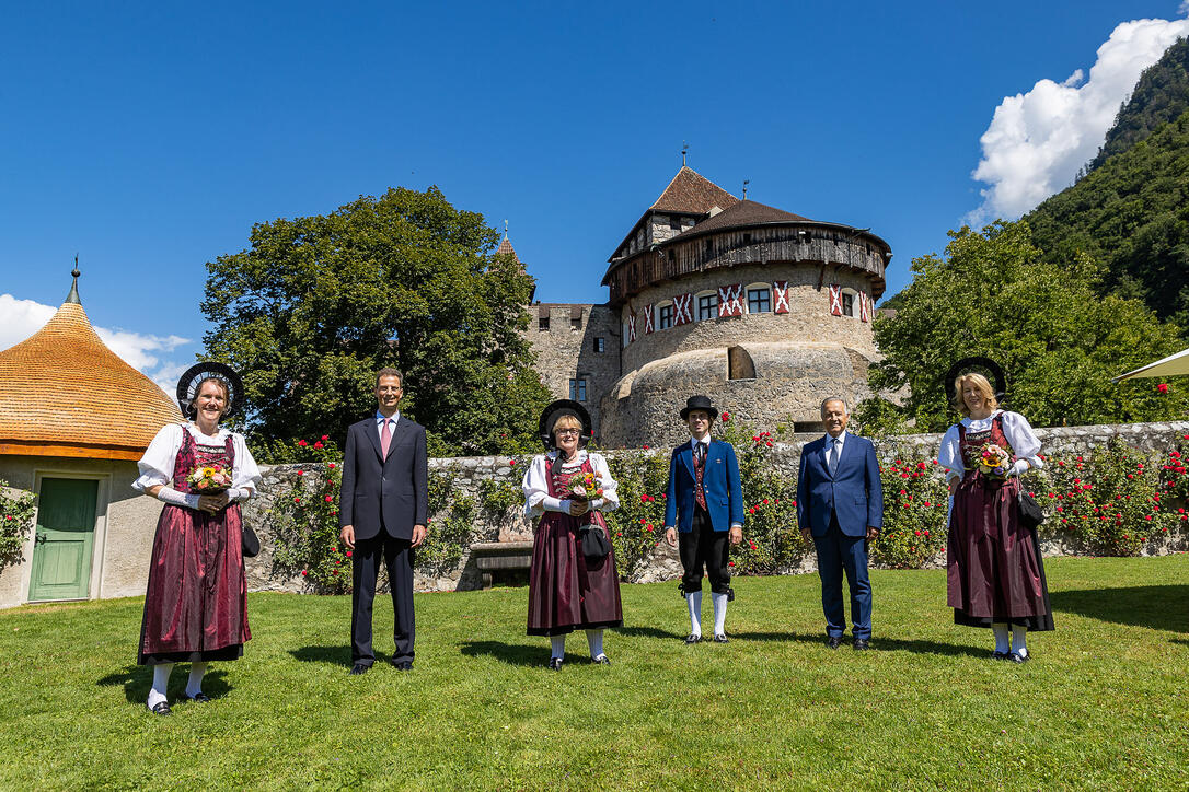 Staatsfeiertag: Staatsakt auf Schloss Vaduz