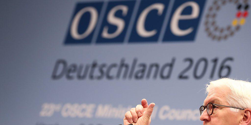 Keine gemeinsame Haltung der 57 OSZE-Staaten in Hamburg: Deshalb präsentierte Gastgeber Deutschland eine eigene Erklärung zum Abschluss der Ministerkonferenz.