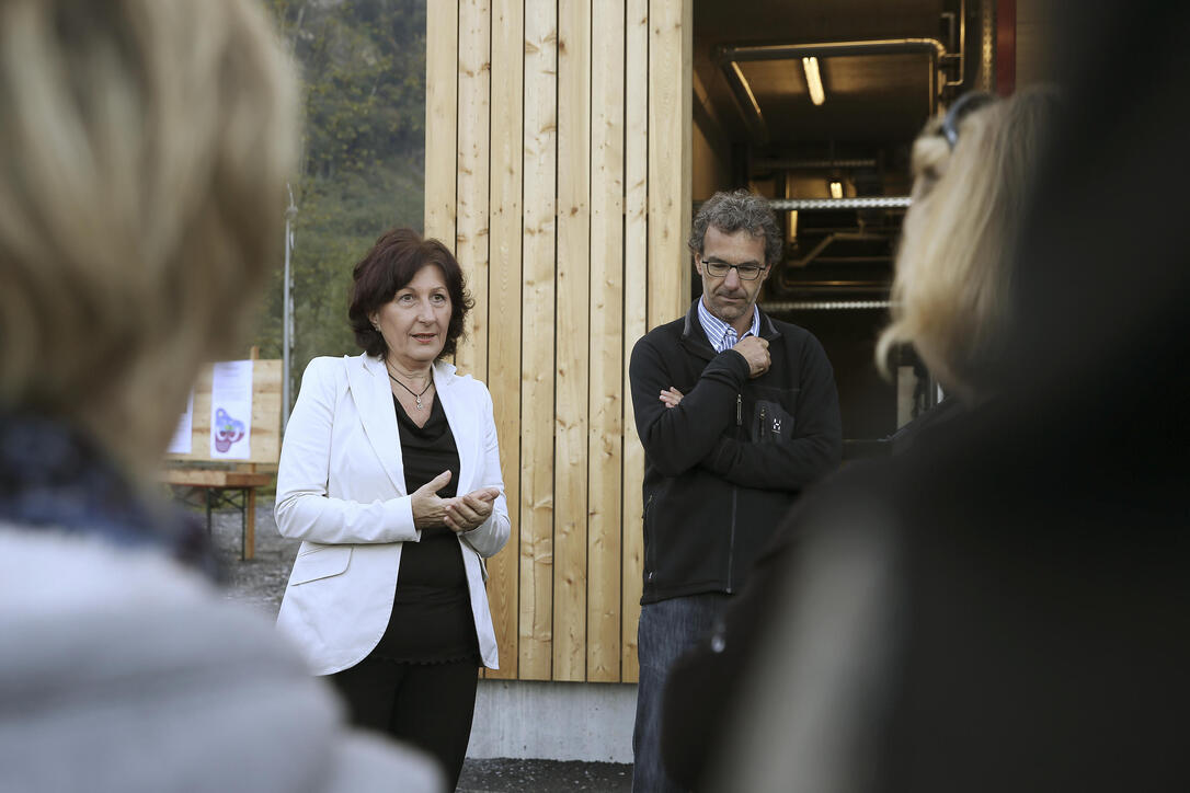 Tag der offenen T&uuml;r im Holzheizwerk Balzers