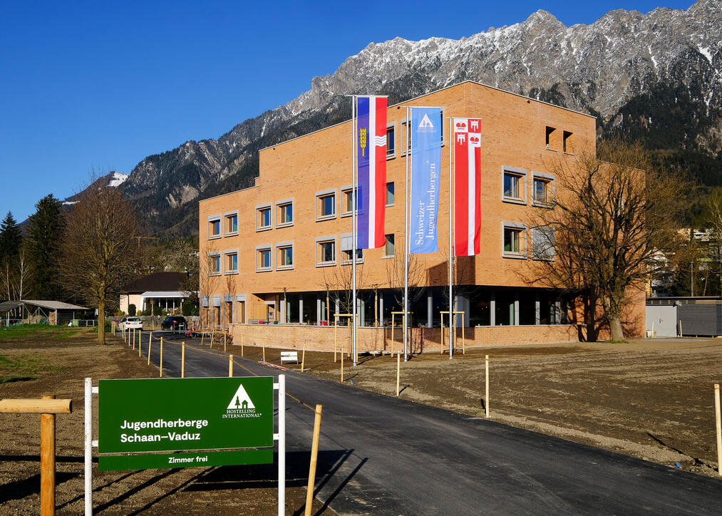 Liechtenstein Schaan Vaduz Neueroeffnung Jugendherberge