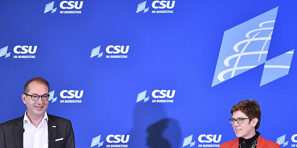 Für CSU-Landesgruppenchef Alexander Dobrindt und die neue CDU-Chefin Annegret Kramp-Karrenbauer ist die Union am stärksten, wenn CDU und CSU betonen, was sie im Konsens verbindet, und wenn sie die jeweiligen Eigenarten akzeptieren.