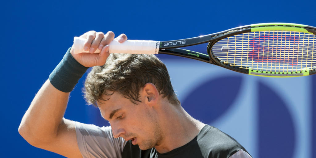 Für den Sieg hart gearbeitet: Henri Laaksonen steht in Gstaad im Achtelfinal