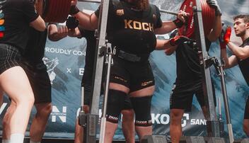 Bei den Kniebeugen schaffte Sean Koch ph&auml;nomenale 400 Kilogramm.