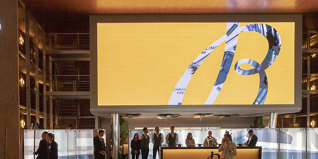 Der Stand von Breitling an der diesjährigen Schmuck- und Uhrenmesse in Basel.