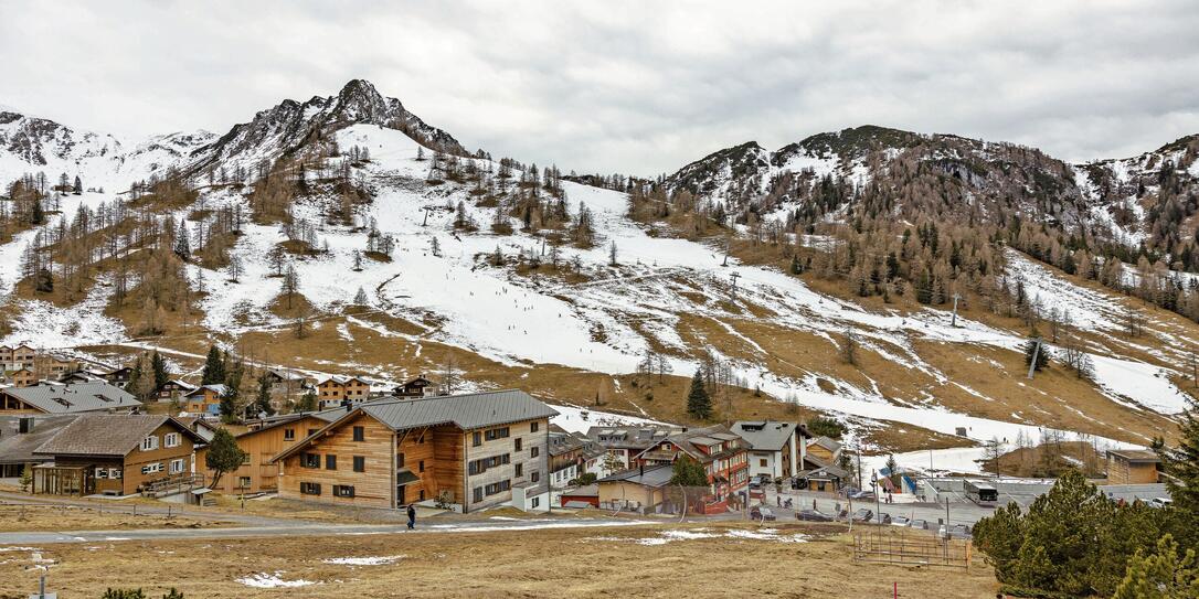 Schneemangel in Malbun