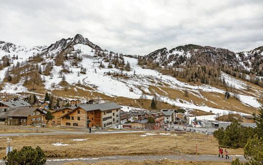 Schneemangel in Malbun