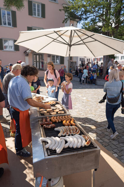 Alpabfahrt in Mels