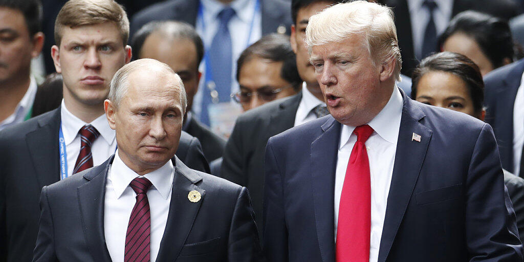 US-Präsident Donald Trump und der russische Präsident Wladimir Putin wollen sich ein weiteres Mal treffen. (Archivbild)