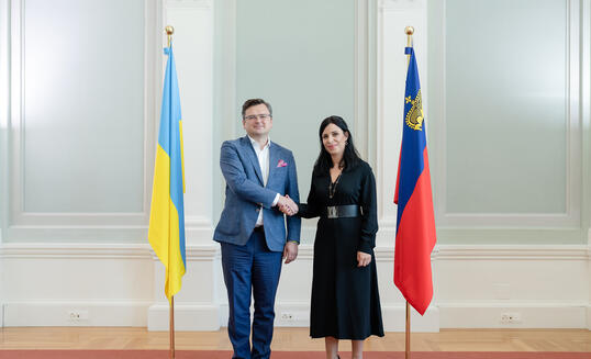 Besuch von Aussenminister Dmytro Kuleba in Liechtenstein