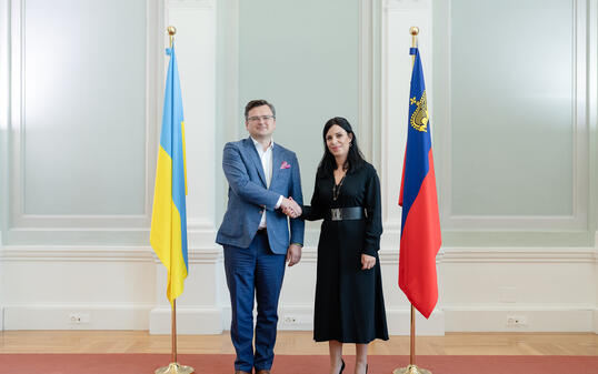 Besuch von Aussenminister Dmytro Kuleba in Liechtenstein
