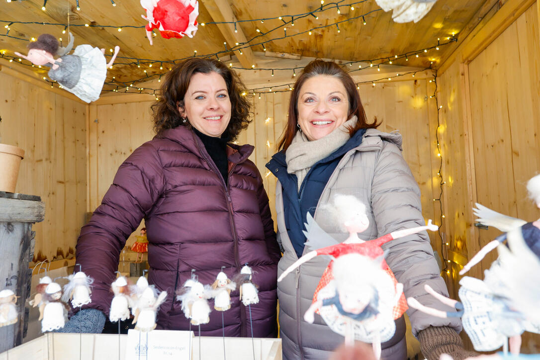 Weihnachtsmarkt, Vaduz, Liechtenstein.
