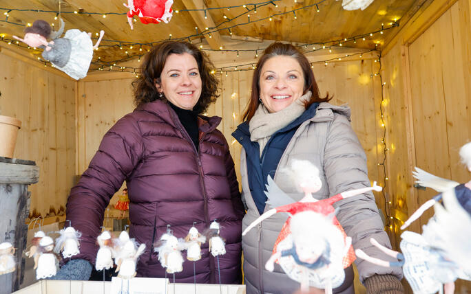 Weihnachtsmarkt, Vaduz, Liechtenstein.