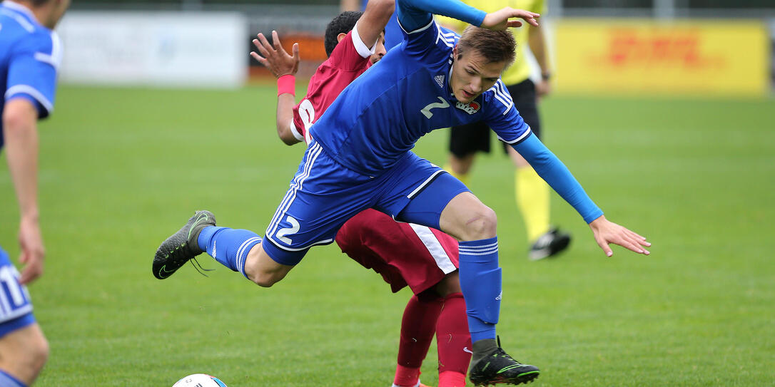 Fussball Testspiel U19 Liechtenstein - Qatar