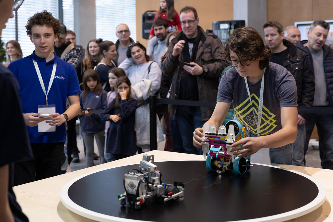 Robo-League bei der Ivoclar in Schaan