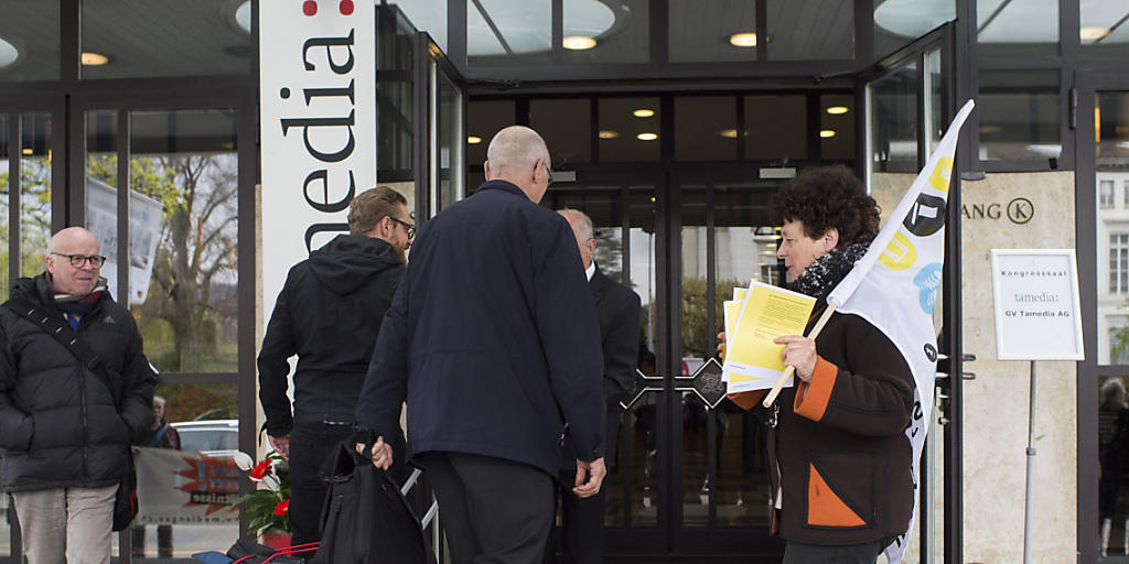 Der Medienkonzern Tamedia kann das rückläufige Pringeschäft mit Zuwächsen im Digitalbereich teilweise kompensieren.
