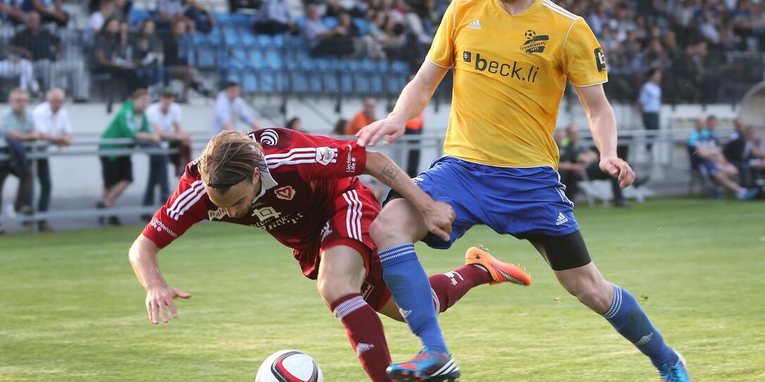 Der Vertrag von Lucas Eberle (r.) beim FC Triesenberg läuft aus. Der Vertrag von Lucas Eberle (r.) beim FC Triesenberg läuft aus.