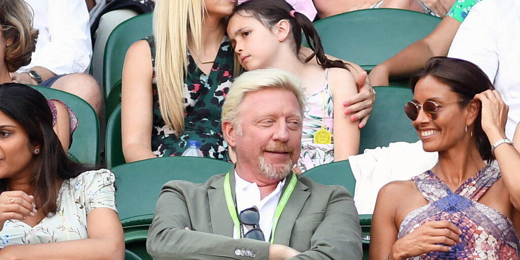 In Wimbledon trotz Finanzproblemen immer noch gern gesehen: Boris Becker In Wimbledon trotz Finanzproblemen immer noch gern gesehen: Boris Becker